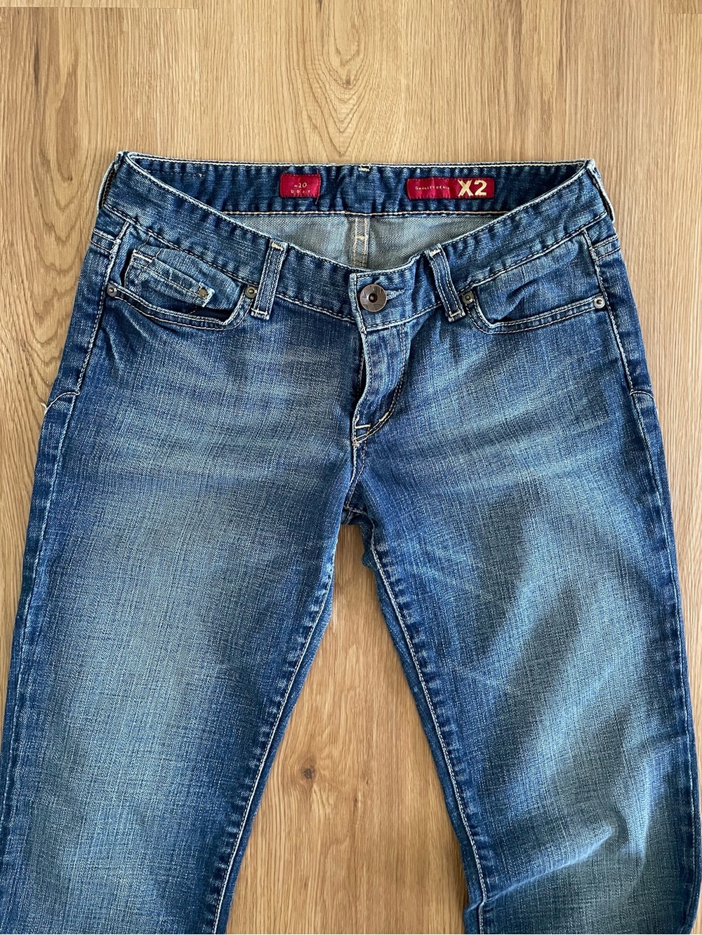 X2 Women's Blue Washed Denim Jeans